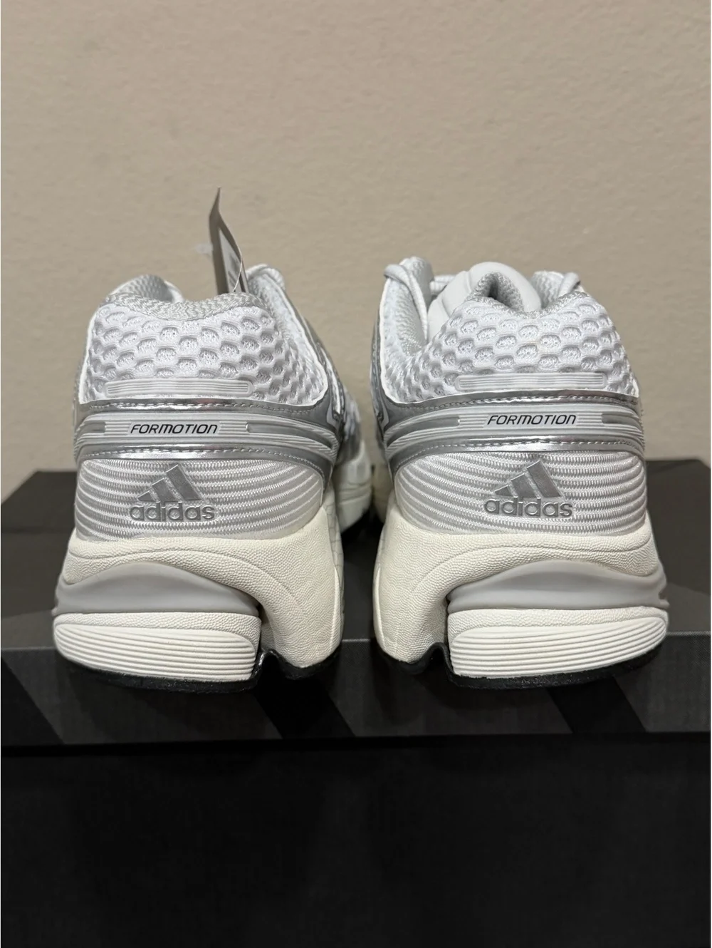 Size 10.5 - Adidas Adistar Control 5 “Silver Metallic Grey One Core Black”